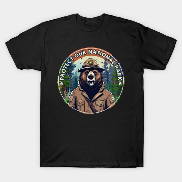 PROTECT OUR NATIONAL PARK T-Shirt by Zimny Drań